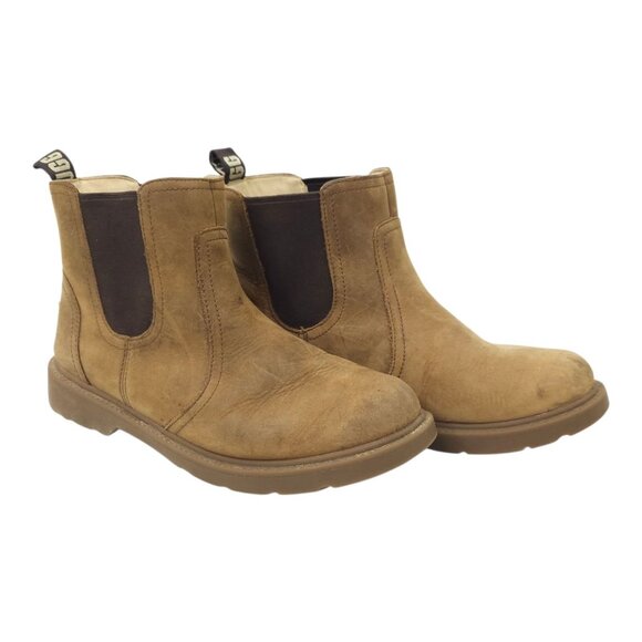 UGG Bolden Ankle Boots Big Kids US 5 UK 4 EU 37 Nubuck Distressed Weatherproof - Picture 2 of 16
